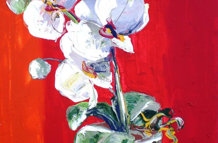2008 • Orchidea sul rosso