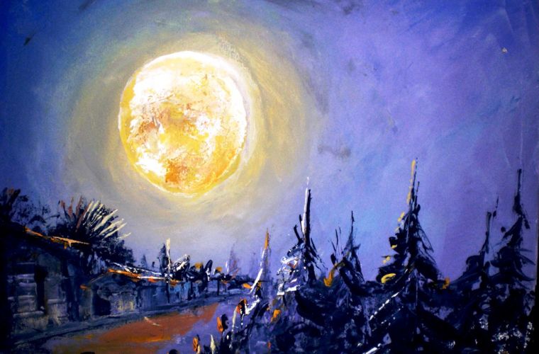 2007 • Notturno con la luna